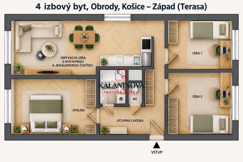 Moderný pôdorys 4-izbového bytu v Košiciach.jpg